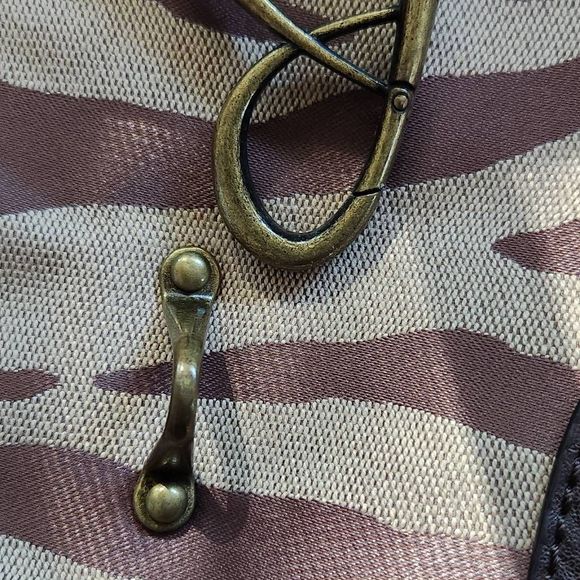 Jessica Simpson Brown Zebra Handbag - Picture 9 of 11